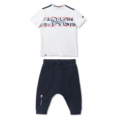 Комплект для малышей BMW Motorsport Baby Set White Blue