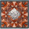 Женский шелковый шарф Land Rover Ladies Silk Scarf Orange