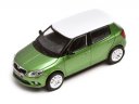 Масштабная модель Skoda Model Fabia RS 1:43, green white