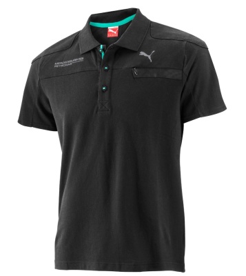 Мужская футболка поло Mercedes-Benz Men's Motorsport Polo Shirt Black