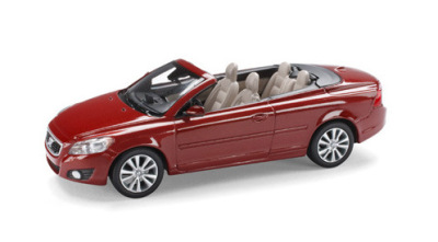 Масштабная модель Volvo С70 Convertible Flamenco red, Scale 1:43