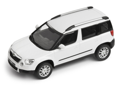 Модель автомобиля Skoda Yeti White, 1:43