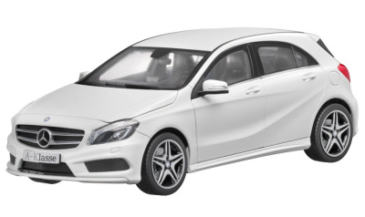 Модель Mercedes-Benz A-Class AMG 2012, White, Scale 1:18