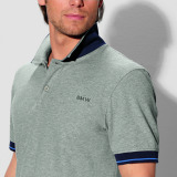 Мужская рубашка-поло BMW Men's Polo Shirt grey, артикул 80142298085
