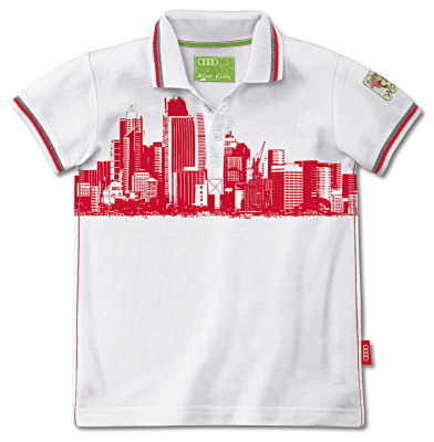 Детская рубашка поло Audi Kids’ polo shirt, white