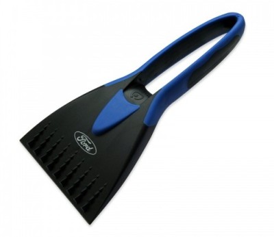 Скребок Ford Ice Scraper Lux Plastic, Black/Blue