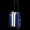 Чемодан Mini Rooftop Cabin Trolley Lightning Blue With White Racing Stripes