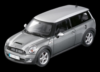 Модель автомобиля Mini Cooper Clubman Dark Silver, Scale 1:87