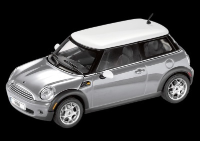 Модель автомобиля Mini Cooper Pure Silver, Scale 1:87