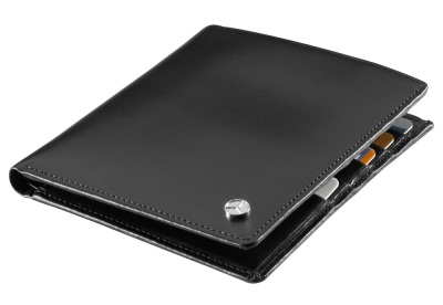Кожаный футляр для кредитных карт Mercedes-Benz Leather Credit Card Case, Black