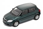 Модель автомобиля Skoda Fabia model (2nd generation) in 1:43 scale, highland green