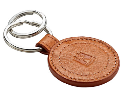 Кожаный брелок Volkswagen Classic Leather Key Charm, Beige