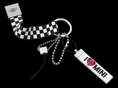 Брелок Mini I Love MINI Key Ring