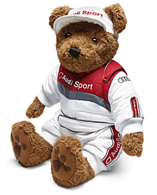 Медведь-гонщик Audi Motorsport bear