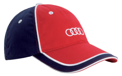Детская бейсболка Audi Kids' baseball cap, сине-красная