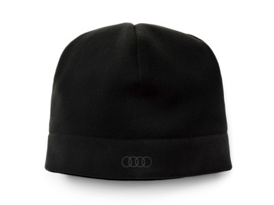 Флисовая шапка Audi, черная