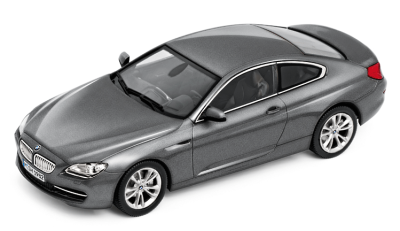 Модель автомобиля BMW 6 Series Coupé (F13) Grey, Scale 1:43