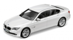 Модель BMW 7 серии, седан, BMW 7 Series Saloon (F02) White, Scale 1:43