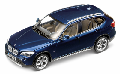 Модель BMW X1 Blue, Scale 1:43