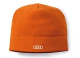 Флисовая шапка Audi, серая либо оранжевая, артикул 3130504620