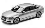 Модель автомобиля Audi A6 Ice Silver, Scale 1 43