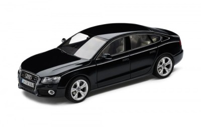Модель автомобиля Audi A5 Sportback Phantom Black, Scale 1 43