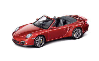 Модель автомобиля Porsche 911 Turbo Cabriolet, Scale 1:43