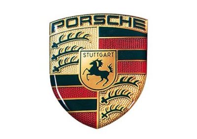 Наклейка герб Porsche Crest 3D Sticker Large