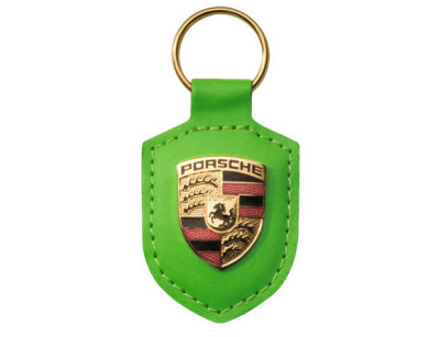 Брелок для ключей с гербом Porsche Crest Keyring, Green