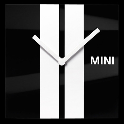 Настенные часы Mini Wall Clock Black-White