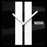 Настенные часы Mini Wall Clock Black-White