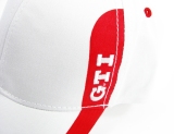 Бейсболка Volkswagen GTI Cap, бело-красная, артикул 1K1084300A084