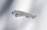 Брошь с кристалами Сваровски Jaguar Swarovski Crystal Leaper Pin, артикул JHR2150