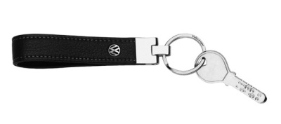 Брелок Volkswagen Metall Key Chain Leather Brown
