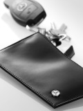 Кожаный футляр для ключей Mercedes-Benz Key Wallet Black, артикул B66955148