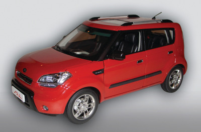 Модель автомобиля Kia Soul Red