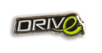 Значок Volvo DRIVe metal pin 28mm.