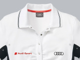 Женская футболка-поло Audi Sport Women’s Polo Shirt White, артикул 3130900501