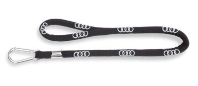 Шнурок для ключей Audi rings lanyard black