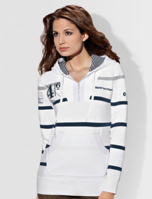 Женский пуловер с капюшоном BMW Ladies’ Yachting Hoodie