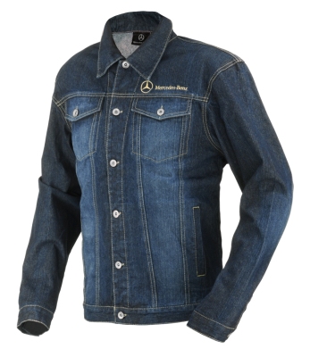 Куртка мужская джинсовая Mercedes Men’s Embroidered Denim Jacket, Trucker