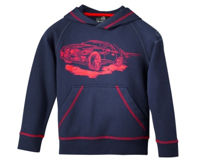 Детская толстовка Mercedes Boys’ Hooded Top, Blue