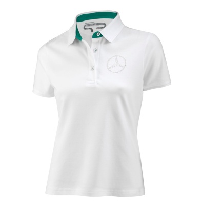 Женская футболка поло Mercedes Women’s Polo Shirt, Motorsport