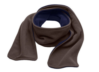 Флисовый двухсторонний шарф Porsche Reversible Scarf, Brown/Blue