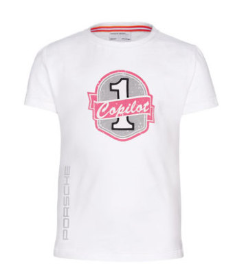 Детская футболка Porsche Girl's T-Shirt, White