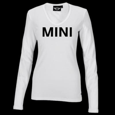 Женская майка Mini Ladies' Wordmark Longsleeve, White