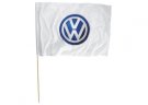 Флаг с эмблемой Volkswagen Logo Big Flag, White