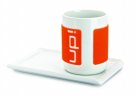 Чашка с блюдцем Volkswagen UP Cup and Saucer, White