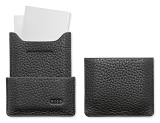 Кожаная визитница Audi Business card holder, black, артикул 3141400500