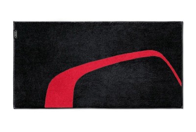 Банное полотенце Audi Sport Towel, L, black/red